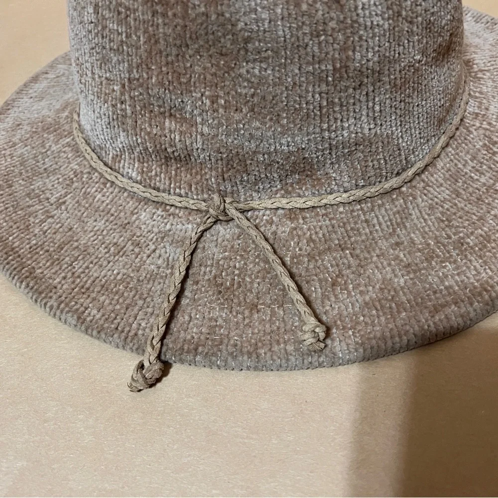 Anthropologie chenille fedora